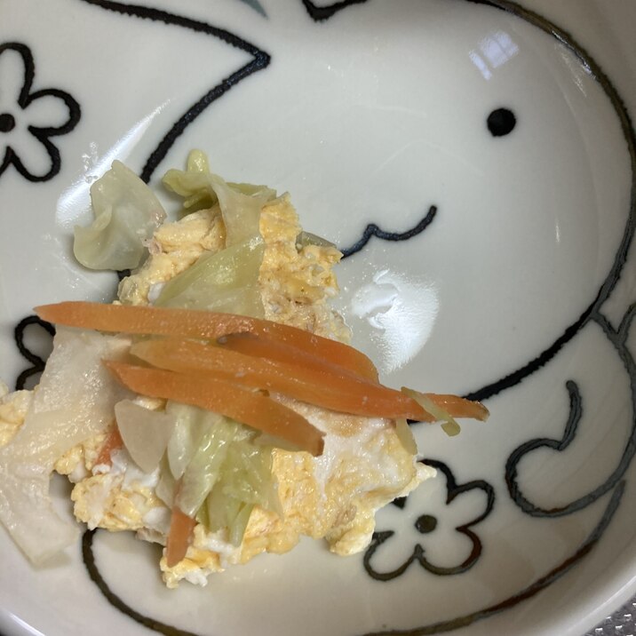 卵入り野菜炒め